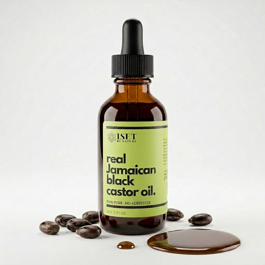 Pure Jamaican Black Castor Oil 2 oz, Raw Unrefined, Organic, Handmade in Jamaica