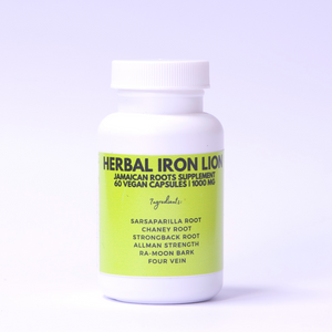 
                  
                    Iron Lion | Jamaican Roots Supplement with Sarsaparilla, Chaney Root (Cocolmeca), Strongback, Allman Strength
                  
                