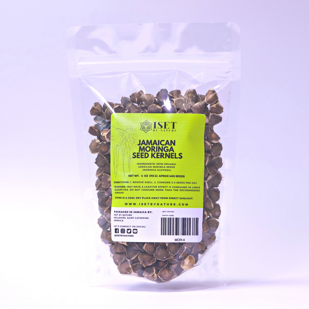 Jamaican Moringa Seeds, Organic, 4 oz