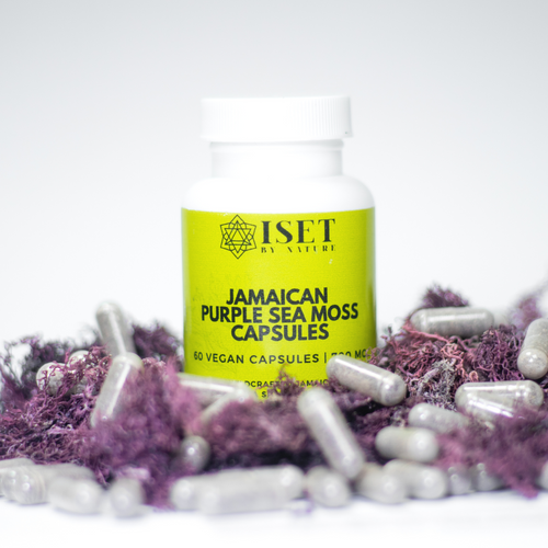 Jamaican Purple Sea Moss Capsules | 700 mg | 100% Pure | No Fillers | 60 Vegan Capsules