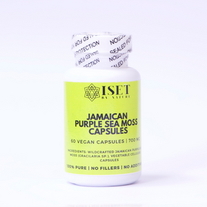 
                  
                    Jamaican Purple Sea Moss Capsules | 700 mg | 100% Pure | No Fillers | 60 Vegan Capsules
                  
                