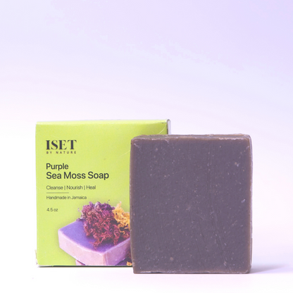 Purple Sea Moss Soap (Handmade, Vegan)