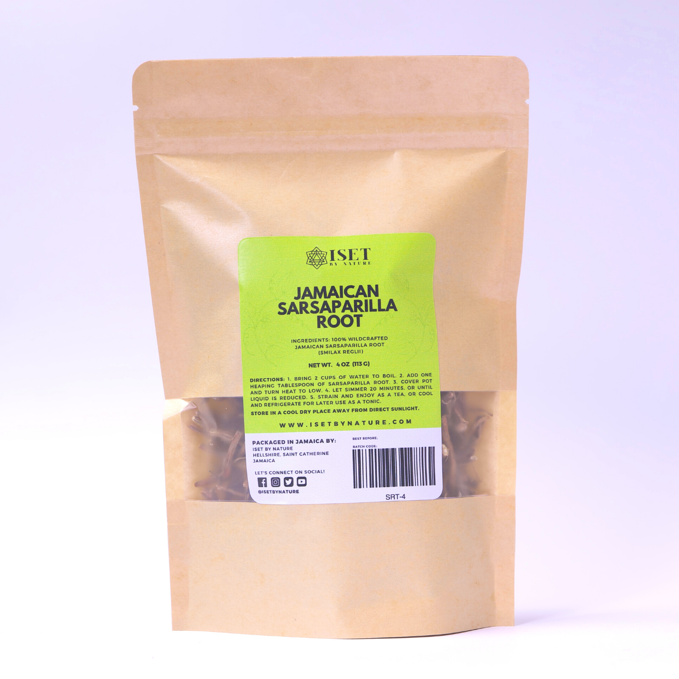 Jamaican Sarsaparilla Root