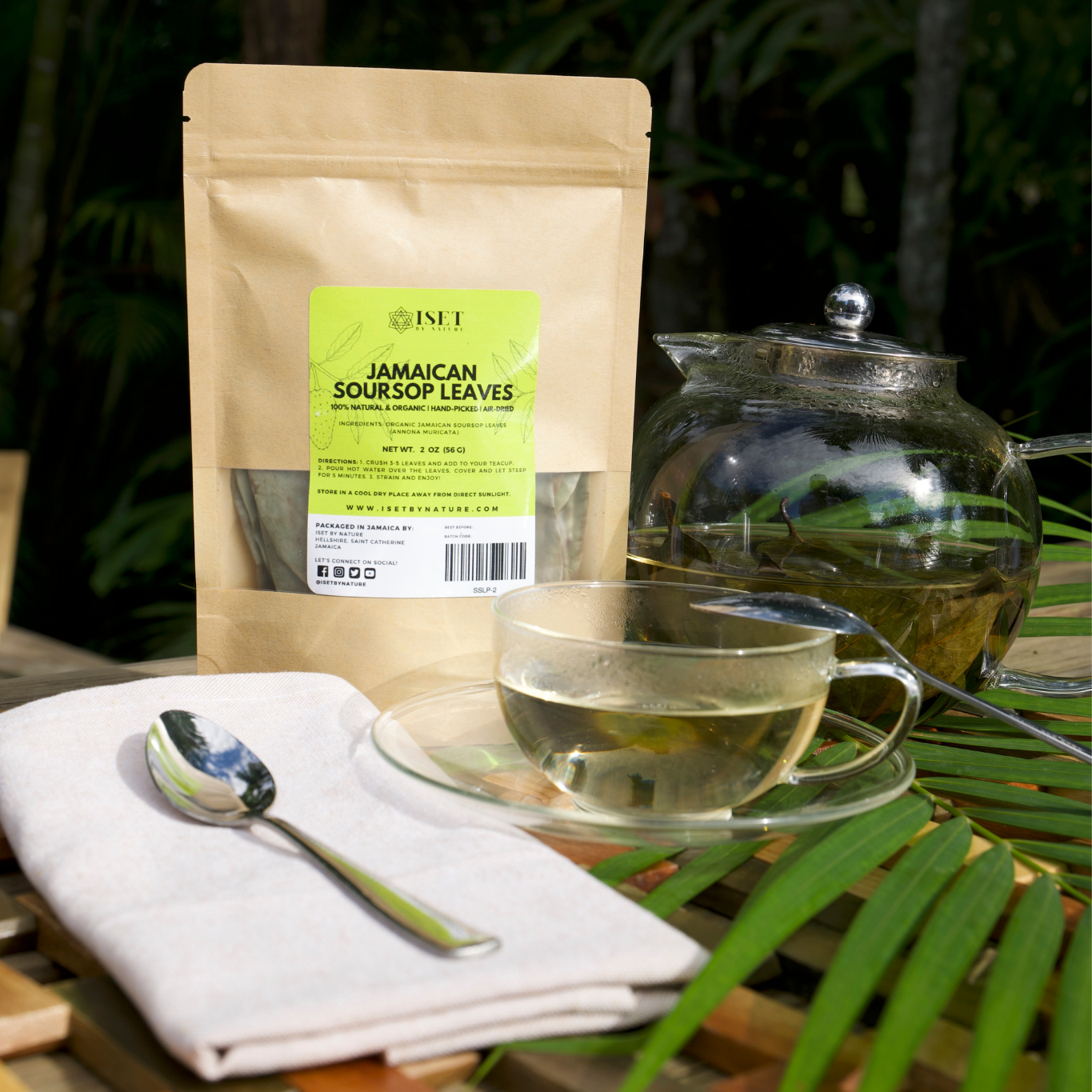 Jamaican Soursop Leaf Tea | Graviola | Guanabana | Annona Muricata | Loose Leaves