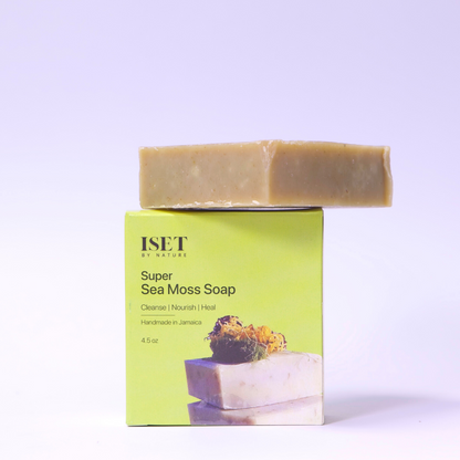 Super Sea Moss Soap with Purple Sea Moss, Gold Sea Moss and Spirulina