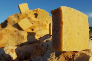 
                  
                    Gold Sea Moss Soap with Organic Jamaican Turmeric Root
                  
                